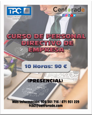 Muestra el cartel del curso