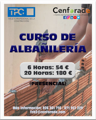 Muestra el cartel del curso