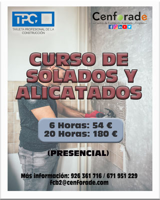 Muestra el cartel del curso