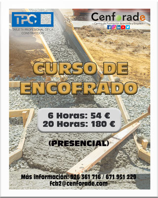 Muestra el cartel del curso