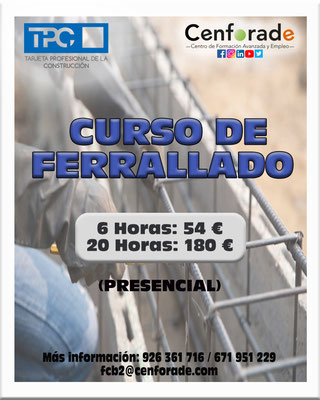 Muestra el cartel del curso