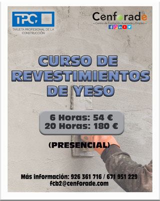 Muestra el cartel del curso