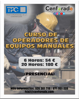 Muestra el cartel del curso