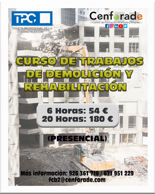 Muestra el cartel del curso