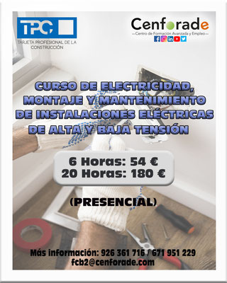 Muestra el cartel del curso