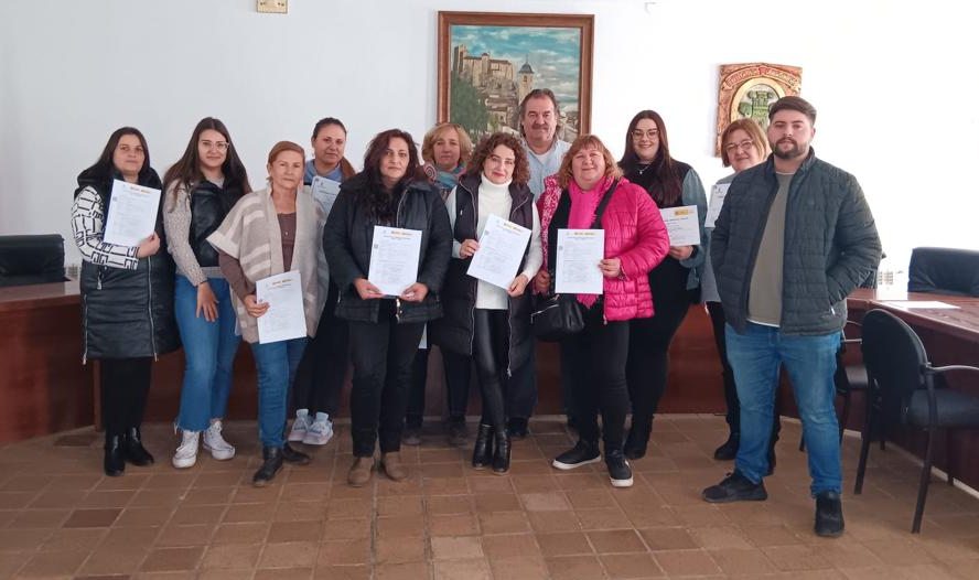 Entrega de diplomas del certificado de profesionalidad de “Atención sociosanitaria a personas dependientes en instituciones sociales”