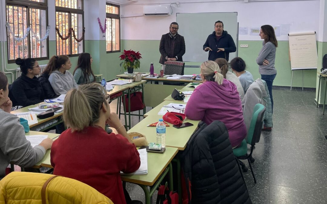 visita del alcade a los alumnos
