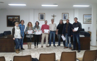 Entregados los diplomas del curso GVSIG de los recursos turísticos comarcales