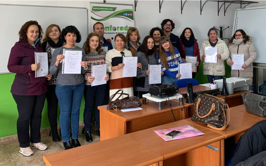 Doña Marta Roldán, directora general de formación profesional para el empleo, visita Cenforade