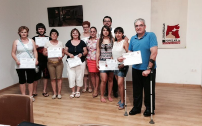 Finalización y entrega de diplomas del curso de fabricación de conservas vegetales en Castellar de Santiago
