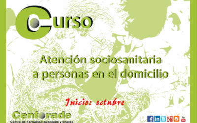 Cenforade iniciará a mediados de octubre una nueva edición del curso de atención sociosanitaria a personas en el domicilio