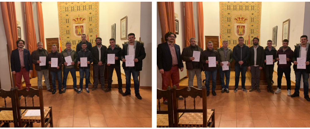Entregados en Alcaraz los diplomas de los cursos de poda e injerto del pistacho y agricultura, parte específica: olivar